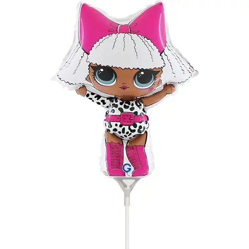 Fóliový balónek LOL Surprise Diva mini 26 x 32 cm