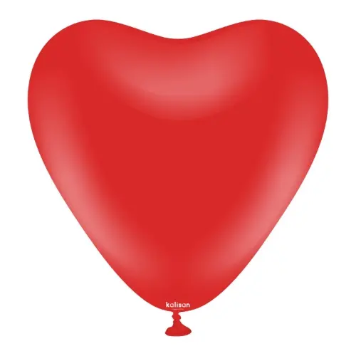 Balonky srdce červené, Standard Red 30 cm/12", 25 ks