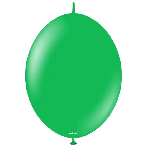 Spojovací balonky zelené, Standard Green 15 cm/6", 50 ks