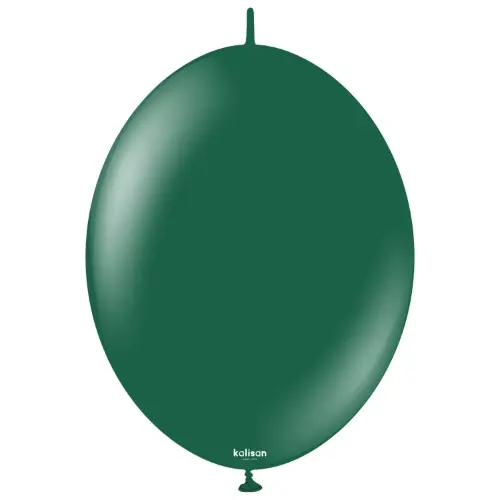 Spojovací balonky tmavě zelené, Standard Dark Green 15 cm/6", 50 ks
