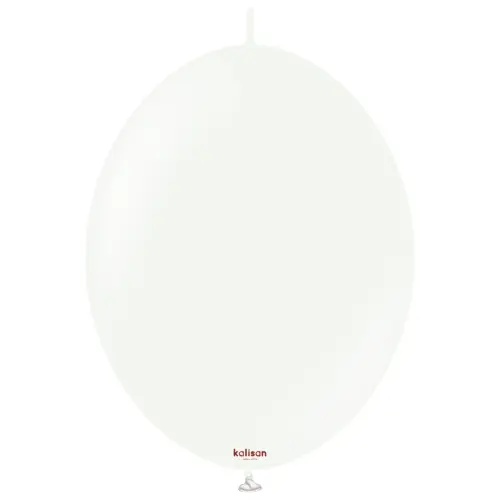 Spojovací balonky bílé, Standard White 30 cm/12", 50 ks