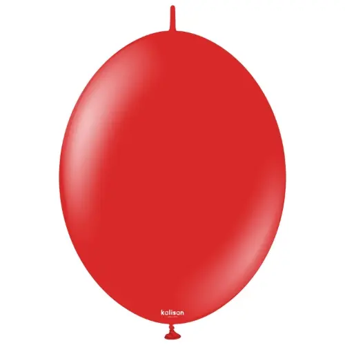 Spojovací balonky červené, Standard Red 30 cm/12", 50 ks