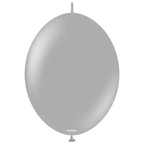 Spojovací balonky šedé, Standard Grey 30 cm/12", 50 ks