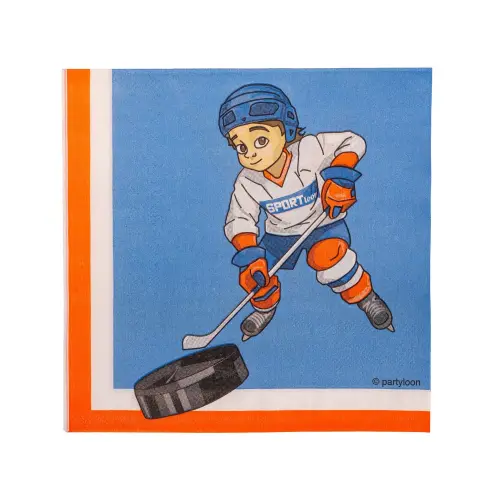 Papírové ubrousky Hokejový sen 33 × 33 cm – 20 ks
