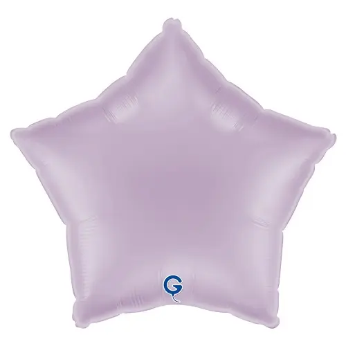 Fóliový balonek hvězda liliová - Lilac 45 cm/18"