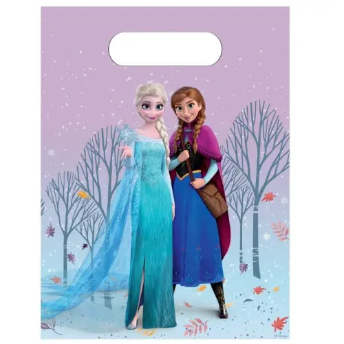 Dárkové tašky Frozen Ledové království Idyllic Wonder 23 × 16,5 cm, 6 ks