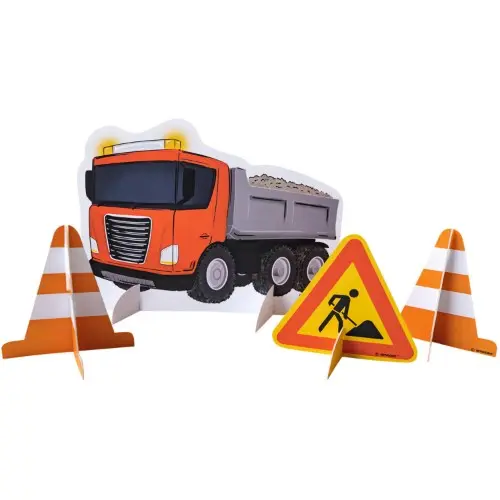 Stolní dekorace Stavba – Construction Party 10 ks