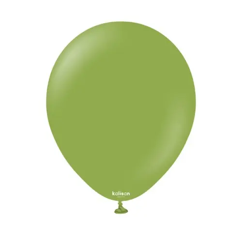 Balonky zelené Matcha, Standard Matcha 13 cm/5", 50 ks