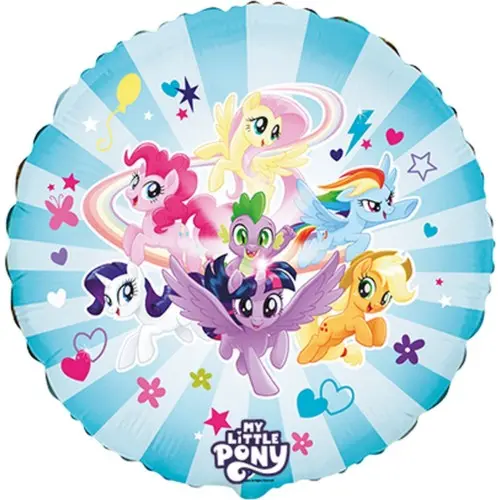 Fóliový balonek kulatý My Little Pony Team 46 cm
