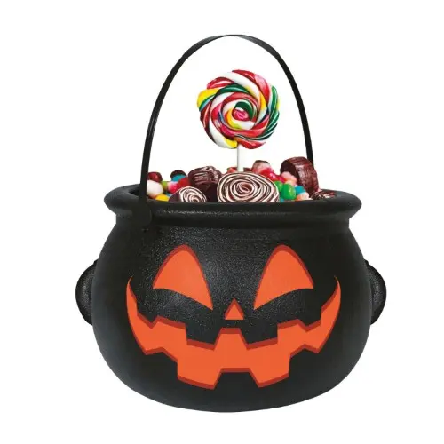 Halloween kotlík na sladkosti dýně – 16 x 20 cm
