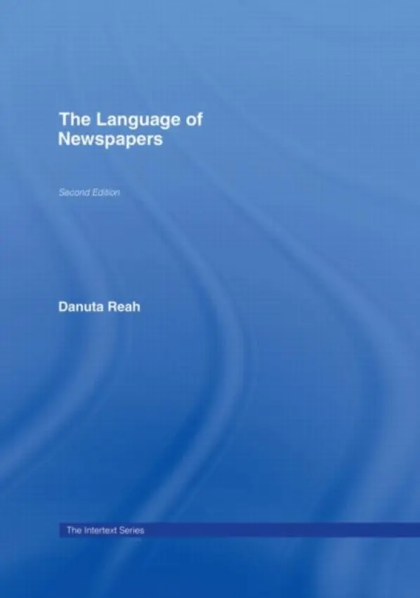 Language of Newspapers - Reah, Danuta