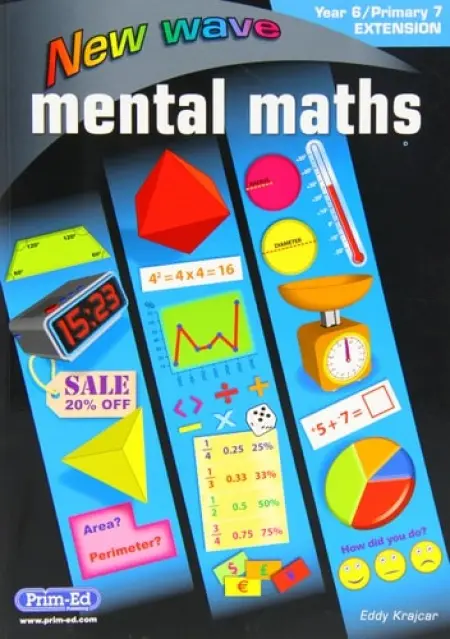 New Wave Mental Maths: Year 6 / P7 Extension - RIC Publications, Eddie a Krajcar
