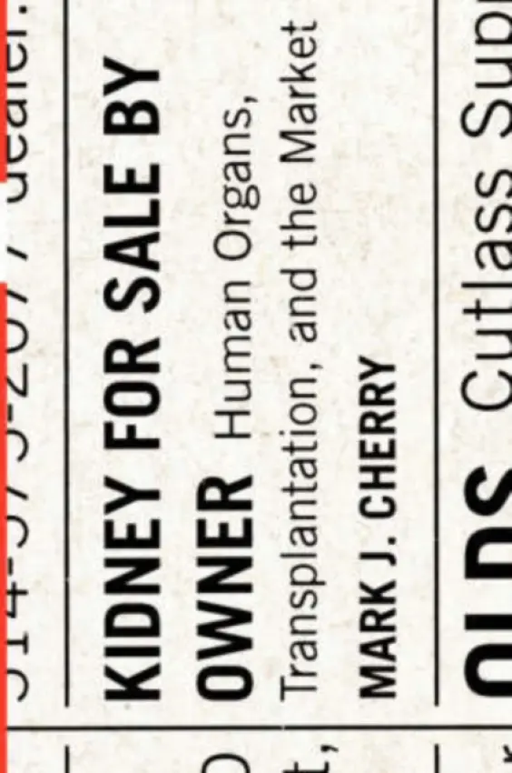 Kidney for Sale by Owner - Cherry, Mark J.