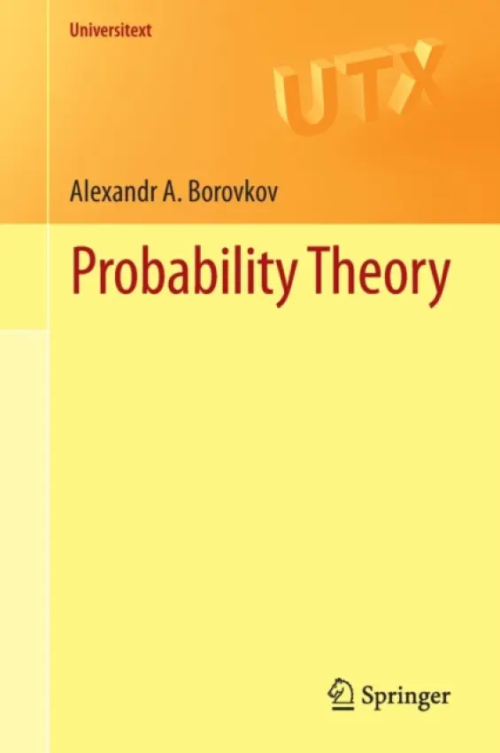 Probability Theory - Borovkov, Alexandr A.