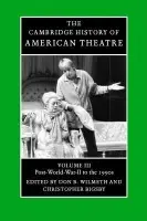 Cambridge History of American Theatre