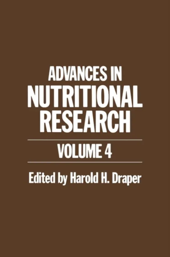 Advances in Nutritional Research - Draper, Harold H.