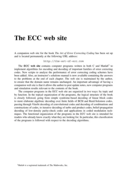Art of Error Correcting Coding - Morelos-Zaragoza, Robert H. (SONY Computer Science Laboratories, Inc., Japan)