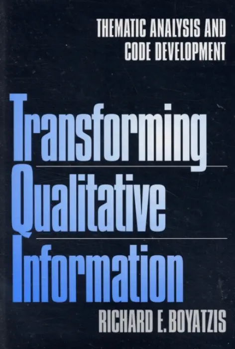 Transforming Qualitative Information - Boyatzis, Richard E.