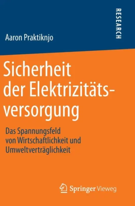 Sicherheit der Elektrizitatsversorgung - Praktiknjo, Aaron