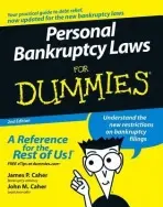 Personal Bankruptcy Laws For Dummies - Caher, James P. a Caher, John M.