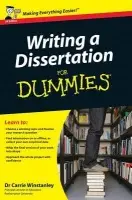 Writing a Dissertation For Dummies - Carrie Winstanley,Writing a Dissertation For Dummies - Carrie Winstanley - kniha z kategorie Humanitné a spoločen