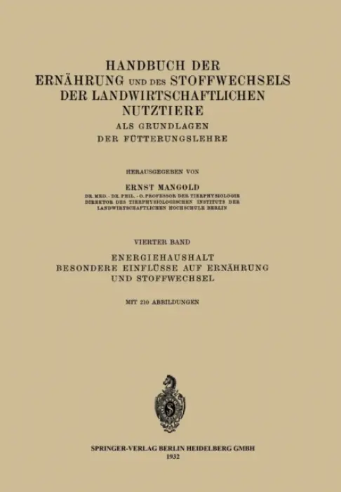 Energiehaushalt. Besondere Einflusse auf Ernahrung und Stoffwechsel