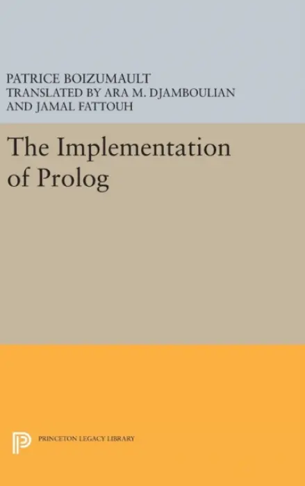 Implementation of Prolog - Boizumault, Patrice