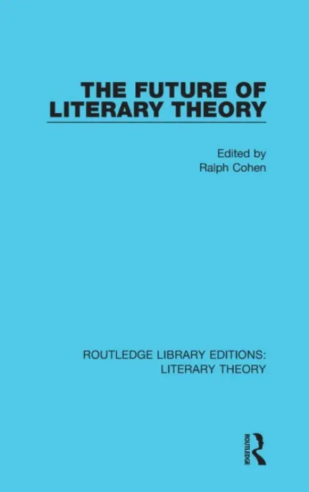 Future of Literary Theory