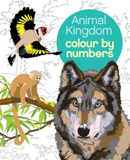 Animal Kingdom Colour by Numbers - Sanders, Martin (Illustrator) a Olbey, Arpad (Illustrator)