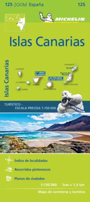 Iles Canaries - Zoom Map 125 - Michelin