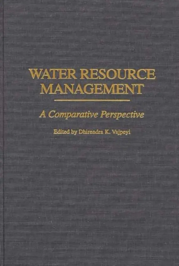 Water Resource Management - Vajpeyi, Dhirendra K.
