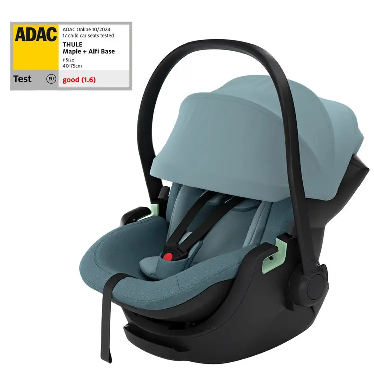 Thule set autosedačka Maple + základna Alfi + clony Kikkaboo -