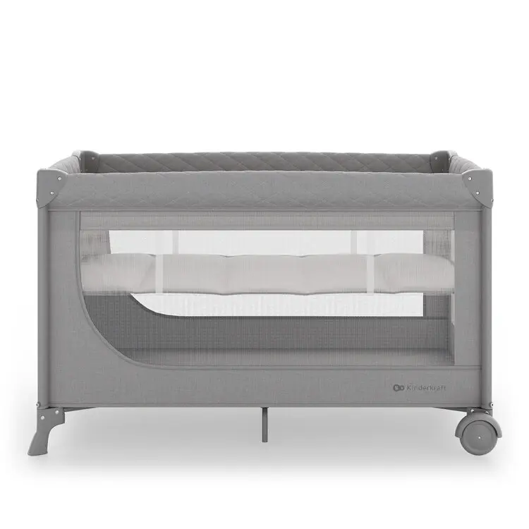 KINDERKRAFT Postýlka cestovní Leody Up Grey