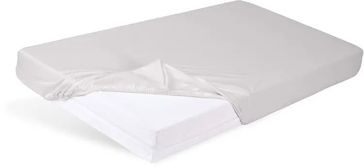 BABYMATEX Prostěradlo napínací Jersey 60x120cm světle šedé