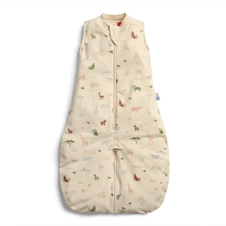ERGOPOUCH Vak a overal na spaní 2v1 organická bavlna Suit Savannah 8-24 m, 8-14 kg, 0,2 t
