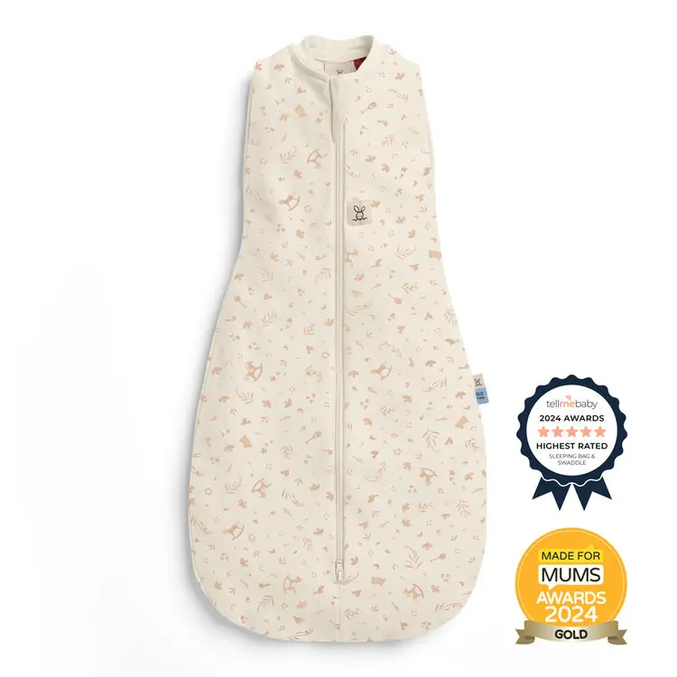 ERGOPOUCH Zavinovačka a pytel na spaní 2v1 Cocoon Lullaby 0-3m, 3-6kg, 0,2tog