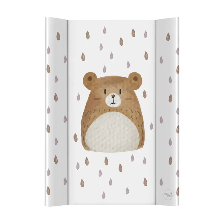 CEBA BABY Podložka přebalovací 2-hranná s pevnou deskou (50x70) Bear Buddy