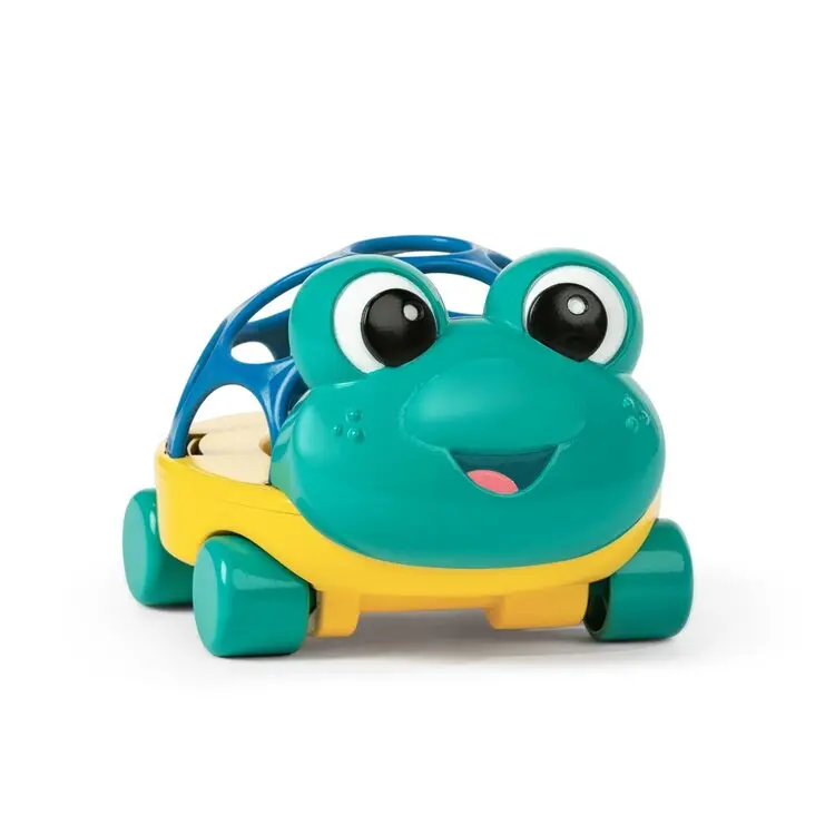 Oball Autíčko a chrastítko 2v1 Curious Car 3m+ - želva Neptune