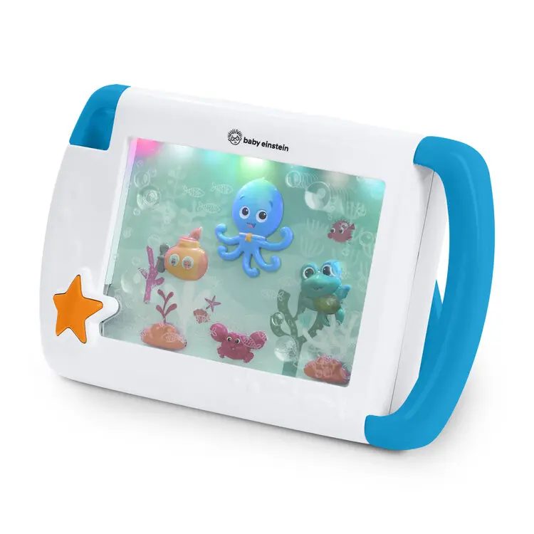BABY EINSTEIN Tablet se zvuky, hudbou a světly Sea Dreams modrý, 0m+ - BABY EINSTEIN Tablet se zvuky, hudbou a světly Sea Dreams modrý, 0m+