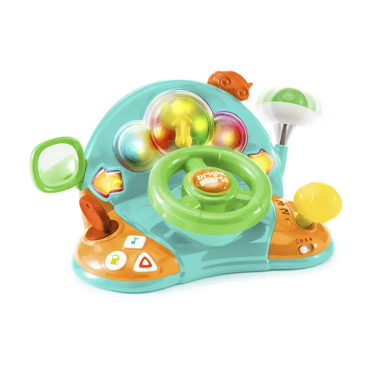 BRIGHT STARTS Hračka hudební světelná volant Lights&Colors Driver™ 6m+