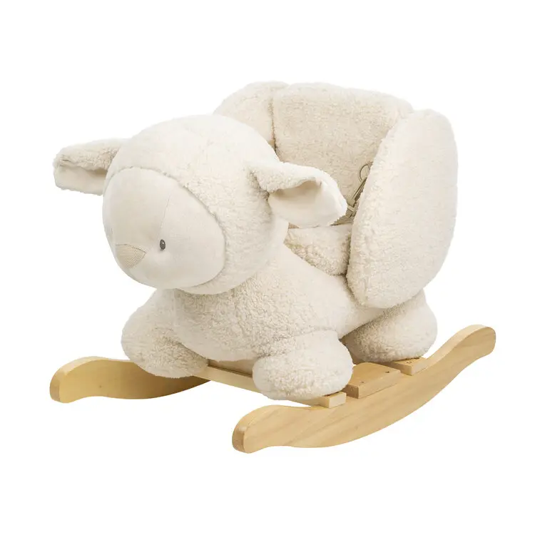 Nattou Houpačka Teddy plyš nosorožec taupe 10m+ - NATTOU Houpačka Teddy plyš