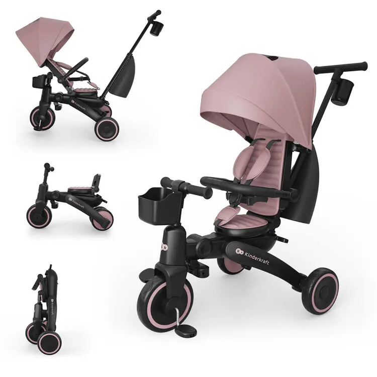 KINDERKRAFT Tříkolka Jazz 3 Pink, 9m+