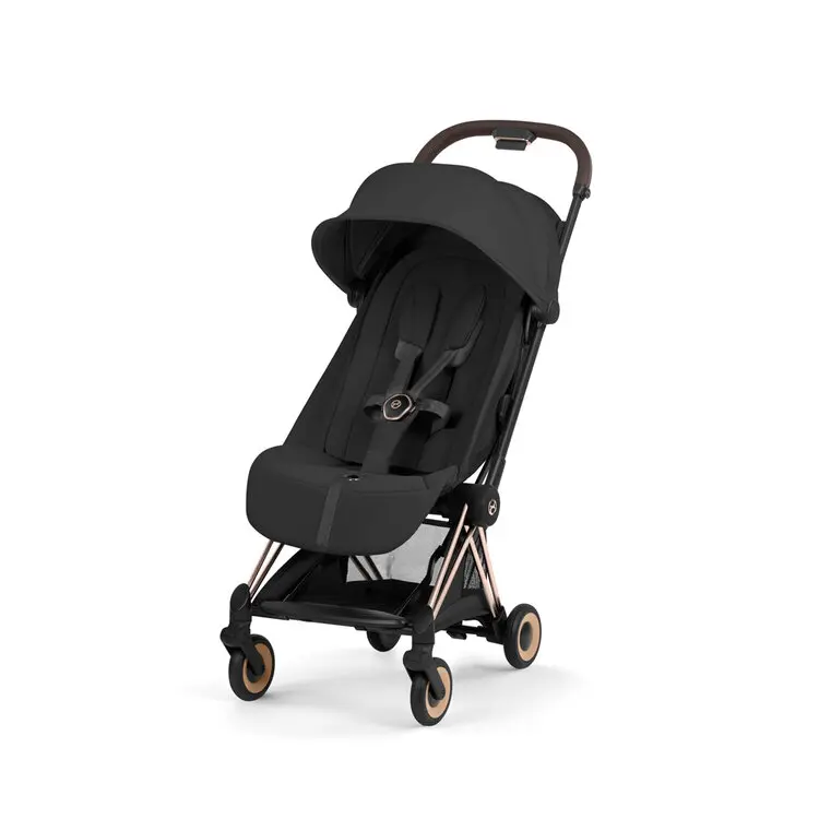 CYBEX Golfový kočárek Coya Style Collection Sepia Black (Rosegold Frame) 2026 Platinum
