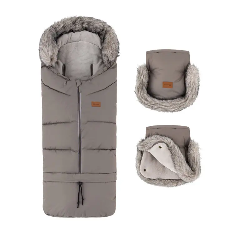 PETITE&MARS Set zimní fusak Arctic 4v1 + rukavice na kočárek