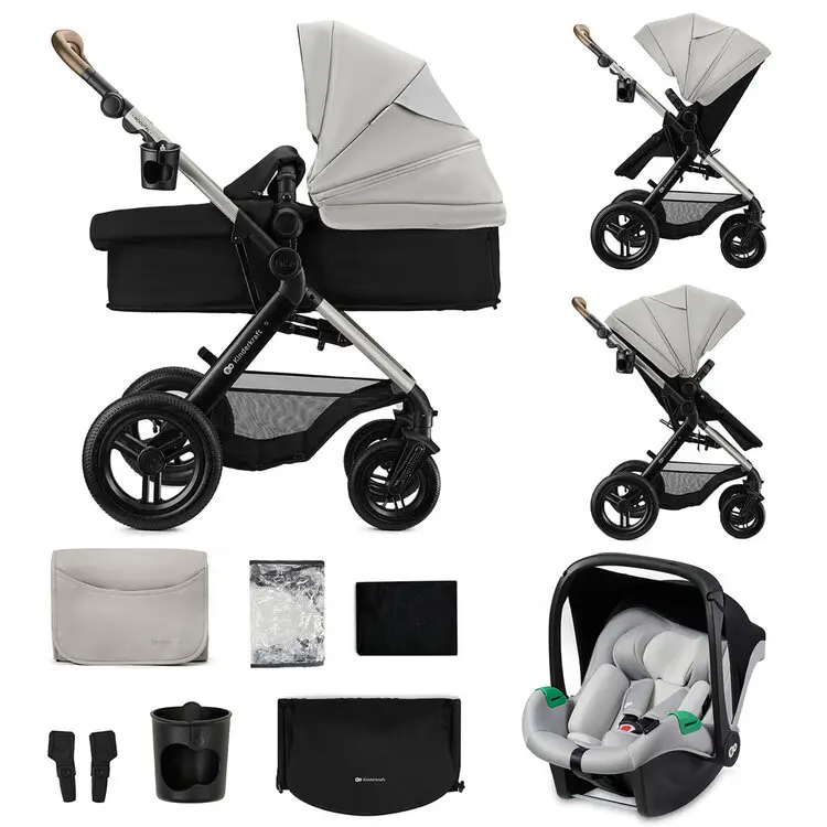 KINDERKRAFT Kočárek kombinovaný 3v1 Moov 2 XL Air