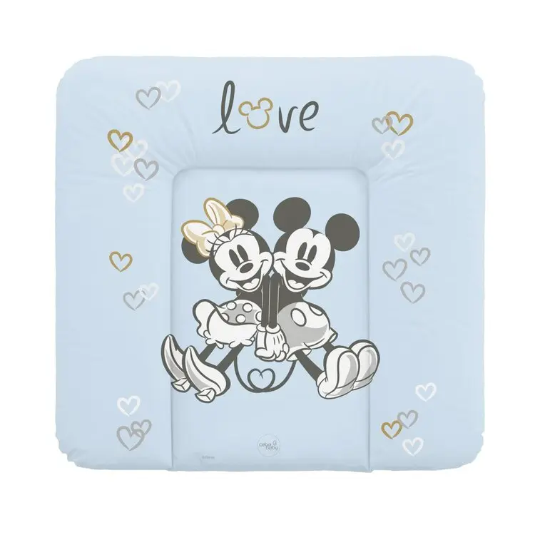 CEBA BABY Podložka přebalovací měkká na komodu (75x72) Disney Minnie & Mickey Blue