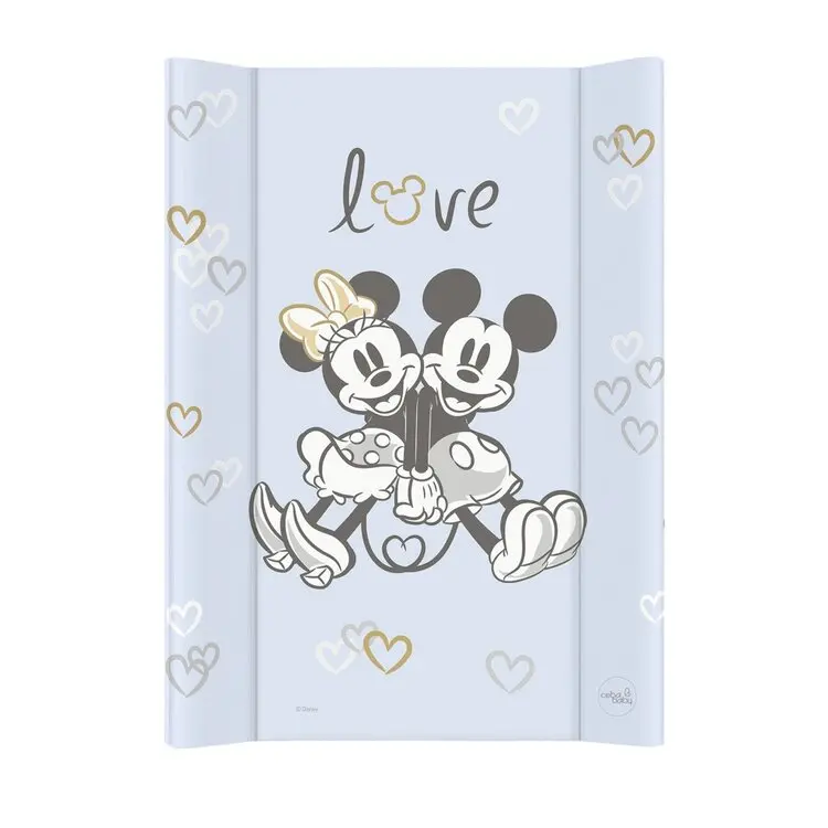 CEBA BABY Podložka přebalovací s pevnou deskou COMFORT (50x70) Disney Minnie & Mickey Blue