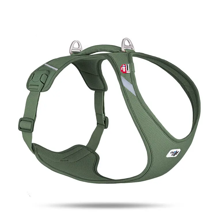 CURLI Postroj pro psy Belka Air-Mesh Moss