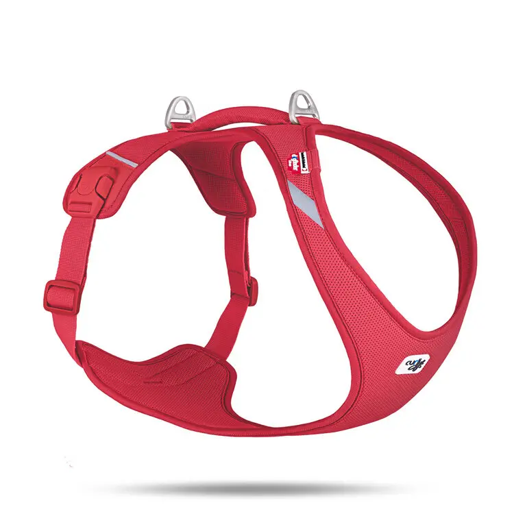 CURLI Postroj pro psy Belka Air-Mesh Red 3 XL, 22-31 kg