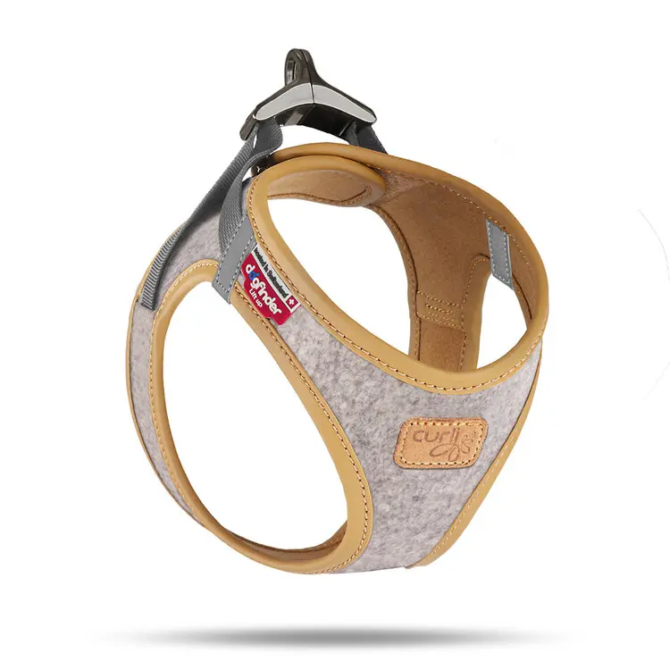 CURLI Postroj pro psy Alpine Light Gray L, 8-13 kg
